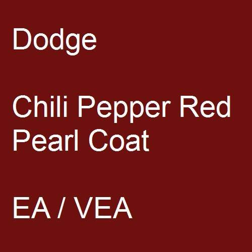 Dodge, Chili Pepper Red Pearl Coat, EA / VEA.